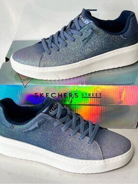 Skechers x Jane Enchanted Glitz Glitter Casual Court Break Sneakers